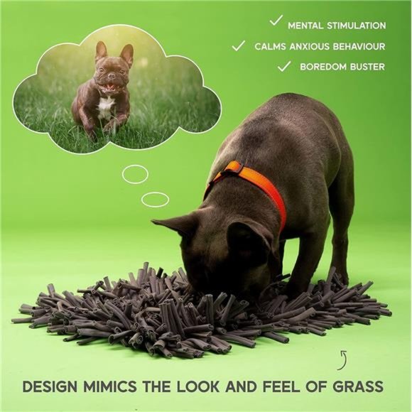 Dog Snuffle Mat for Dogs Small. Dog Toys Interactive - Picture 4 of 5
